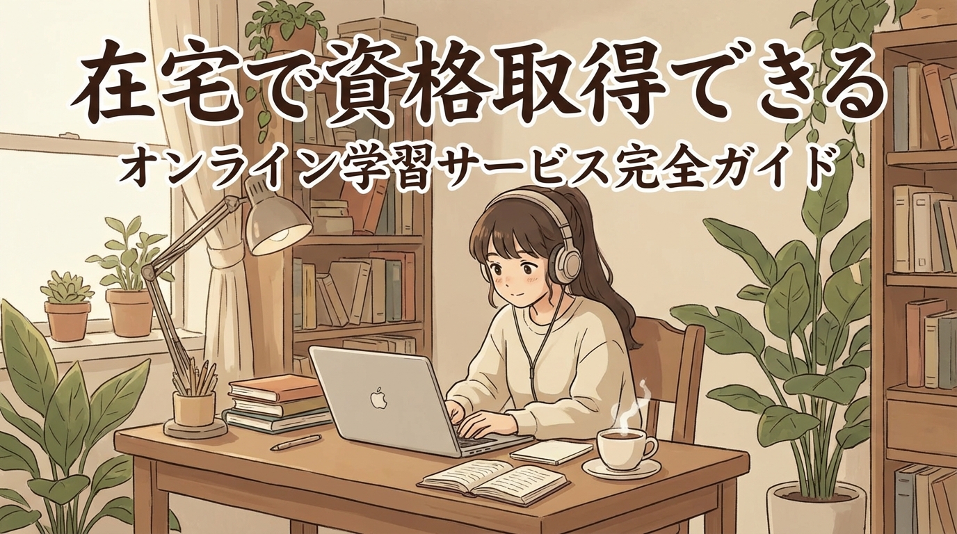 在宅で資格取得できるオンライン学習サービス完全ガイド