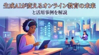 生成AIが変えるオンライン教育の未来と活用事例を解説