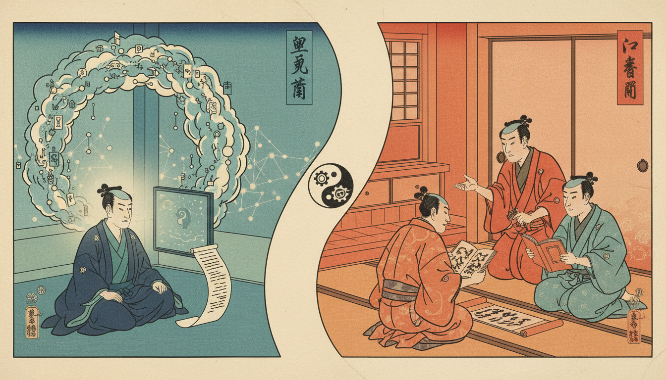 eラーニングと対面研修の特性が明確に異なるため