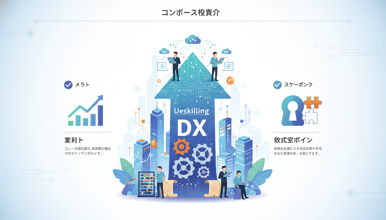 DX時代を生き抜く人材戦略であるリスキリング