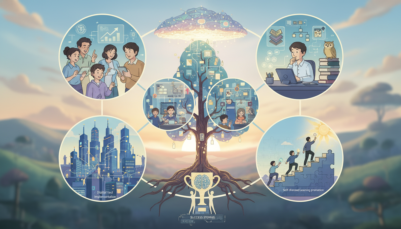 デジタルツールの導入と自律学習の促進が成功の鍵です