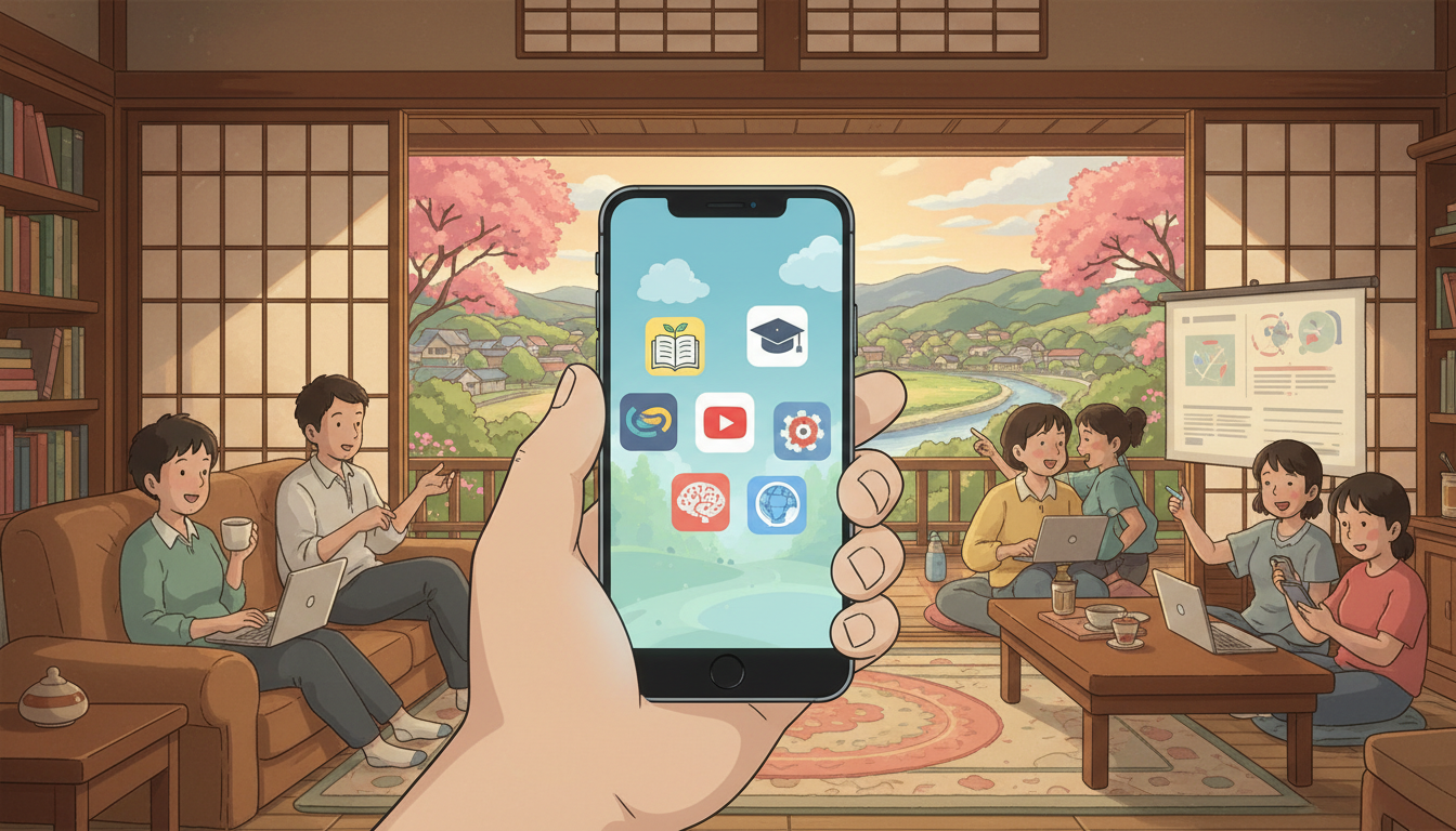 スマホで学べるサービスが支持される背景